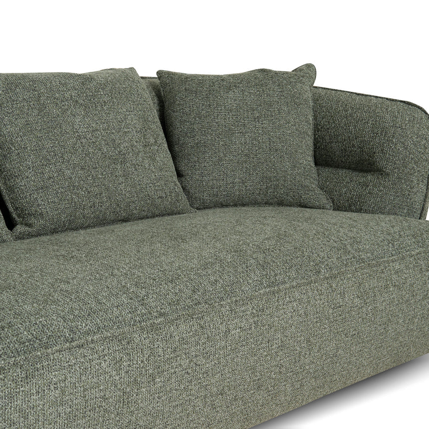 Left Chaise Sofa - Coral Dark Green - View 14