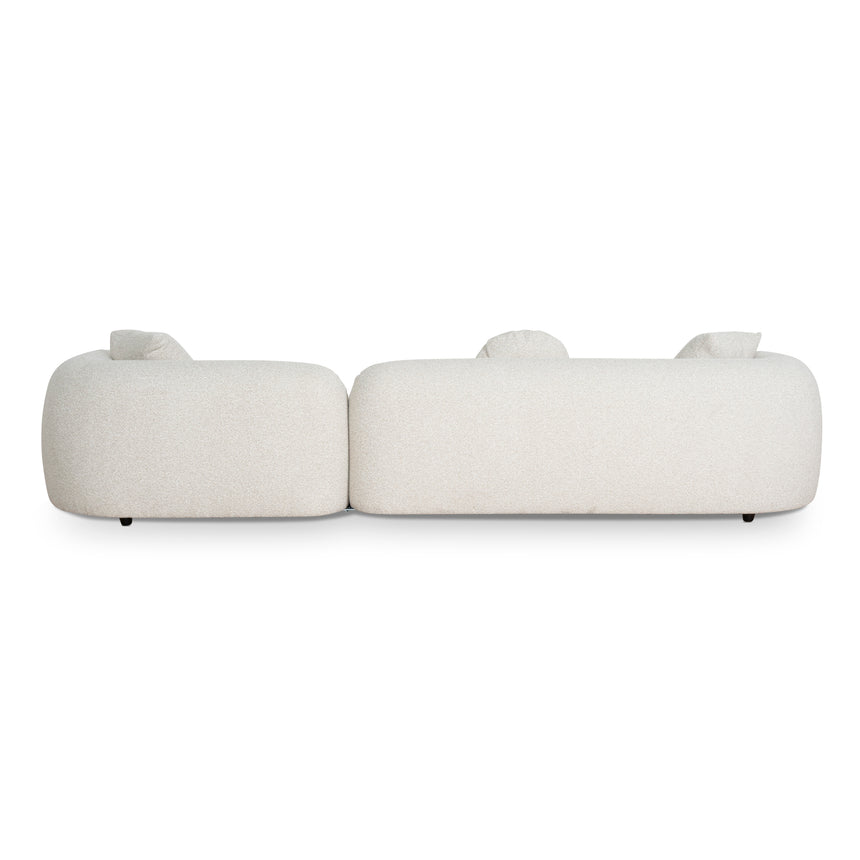 3 Seater Right Chaise Sofa - Oatmeal Beige - View 2