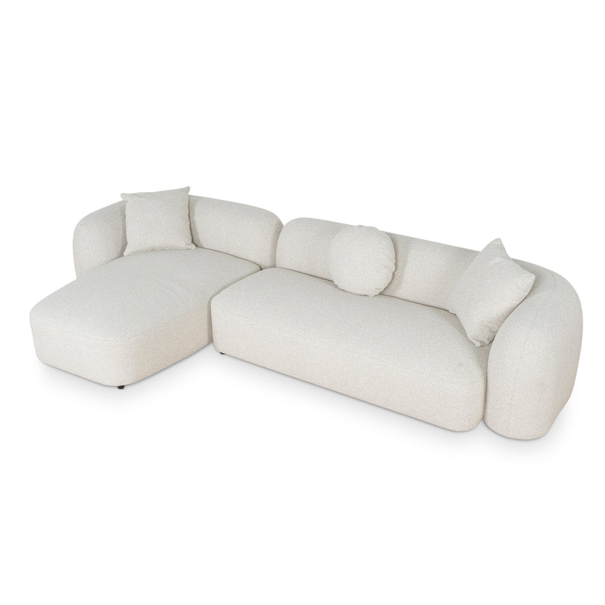 3 Seater Left Chaise Sofa - Oatmeal Beige - View 5