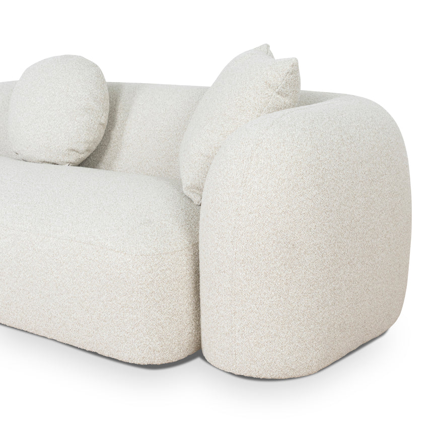3 Seater Left Chaise Sofa - Oatmeal Beige - View 8