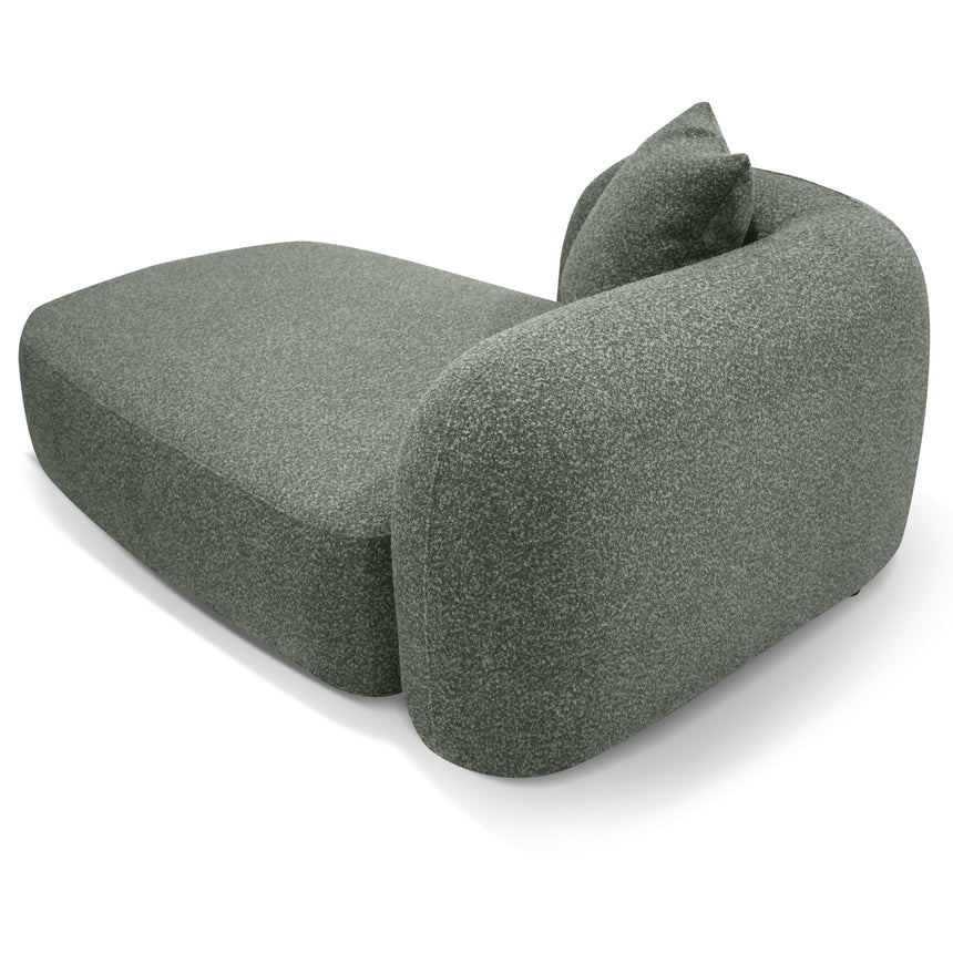 3 Seater Left Chaise Sofa - Amazon Green - View 11