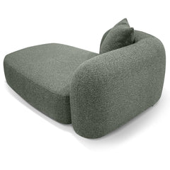 CLC10388-AE 3 Seater Left Chaise Sofa - Amazon Green