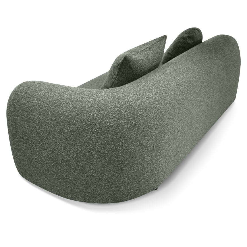 3 Seater Left Chaise Sofa - Amazon Green - View 12