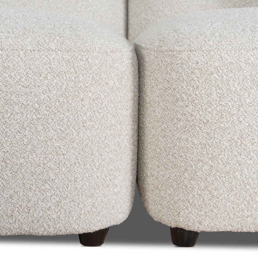 4 Seater Sofa - Oatmeal Beige - View 12