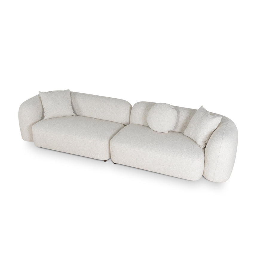 4 Seater Sofa - Oatmeal Beige - View 4