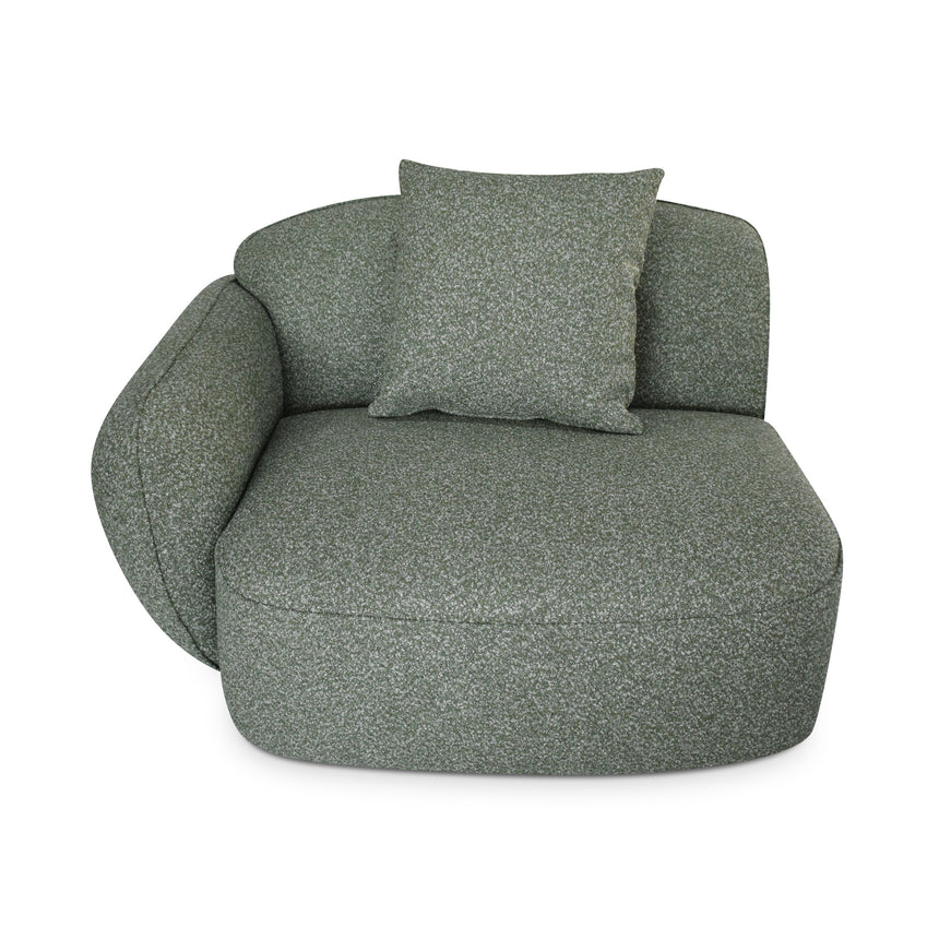 3 Seater Right Chaise Sofa - Amazon Green - View 15