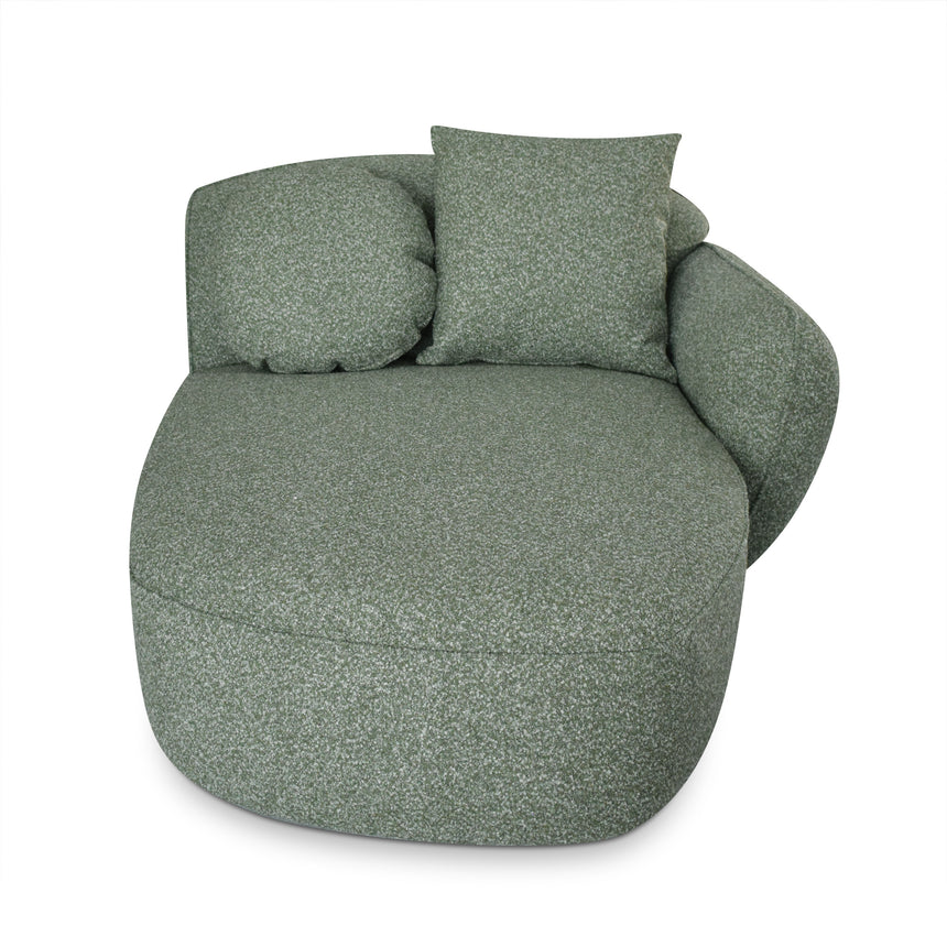 3 Seater Right Chaise Sofa - Amazon Green - View 12