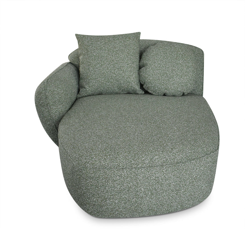 3 Seater Left Chaise Sofa - Amazon Green - View 6