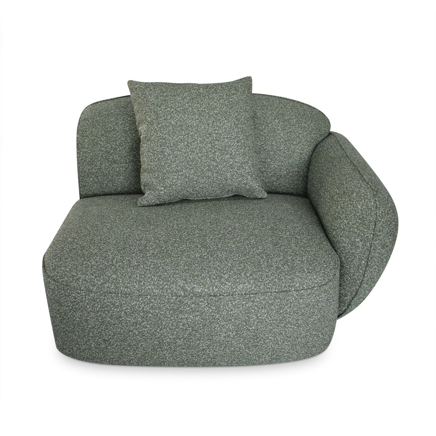 3 Seater Left Chaise Sofa - Amazon Green - View 7