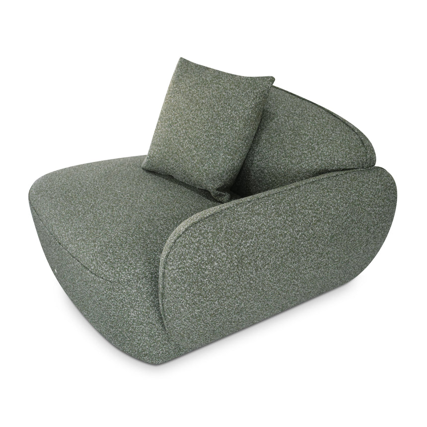 3 Seater Left Chaise Sofa - Amazon Green - View 9