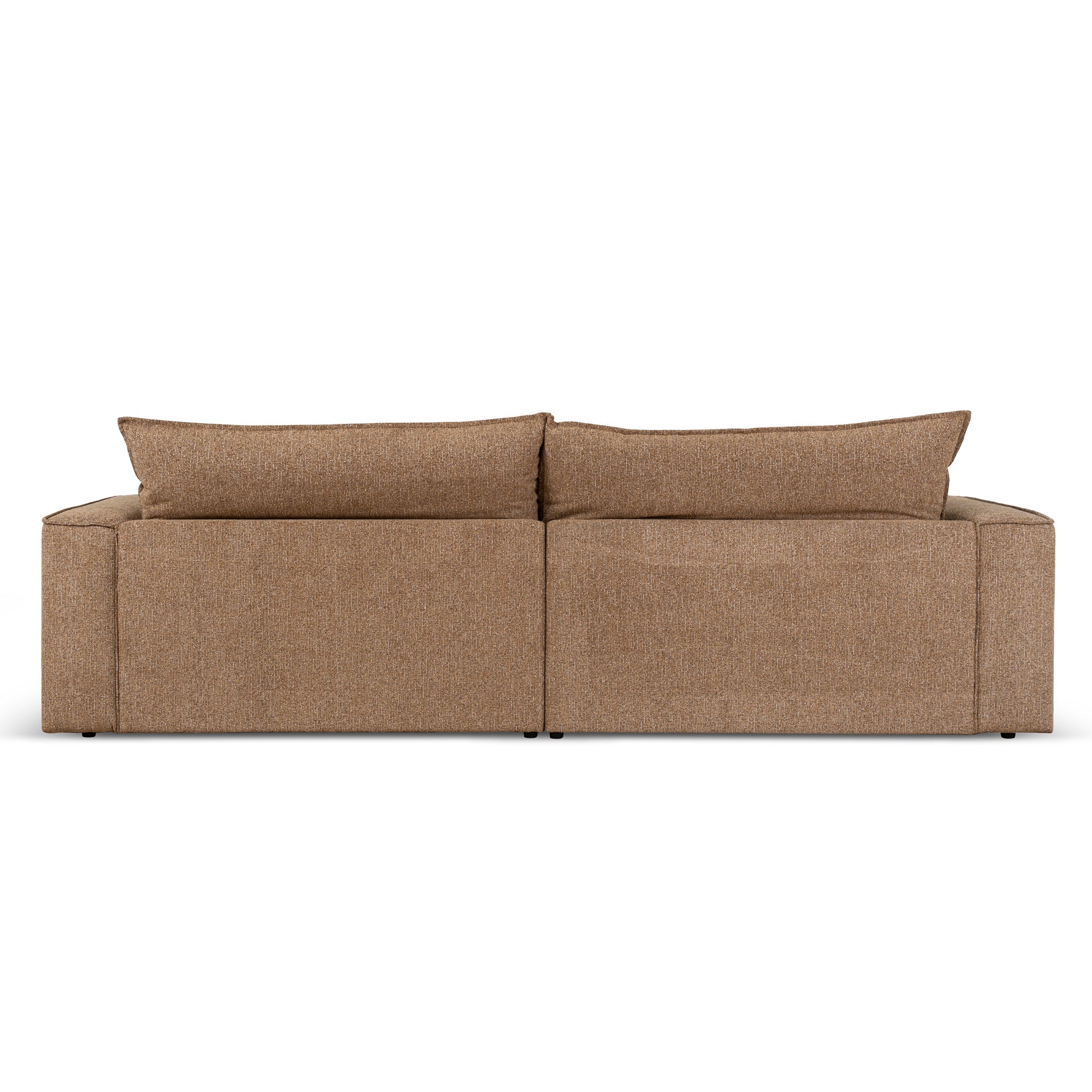 3 Seater Fabric Sofa | Almond Brown | Myka Home