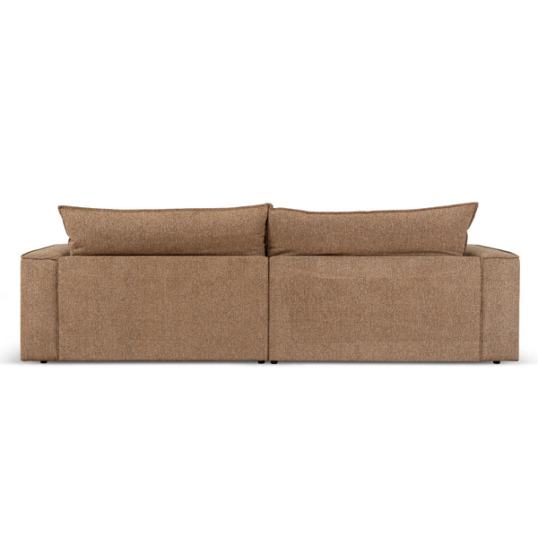 3 Seater Fabric Sofa | Almond Brown | Myka Home