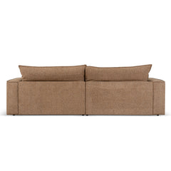 3 Seater Fabric Sofa | Almond Brown | Myka Home