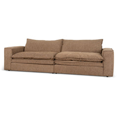 3 Seater Fabric Sofa | Almond Brown | Myka Home