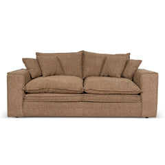 2 Seater Fabric Sofa | Almond Brown | Myka Home