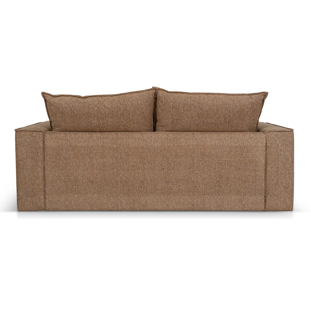 2 Seater Fabric Sofa | Almond Brown | Myka Home