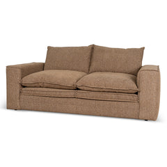 2 Seater Fabric Sofa | Almond Brown | Myka Home