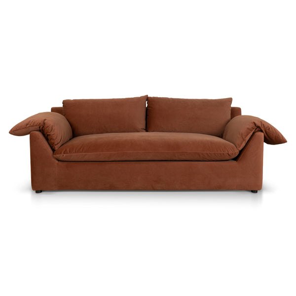3 Seater Sofa | Burnt Brown | Myka Home