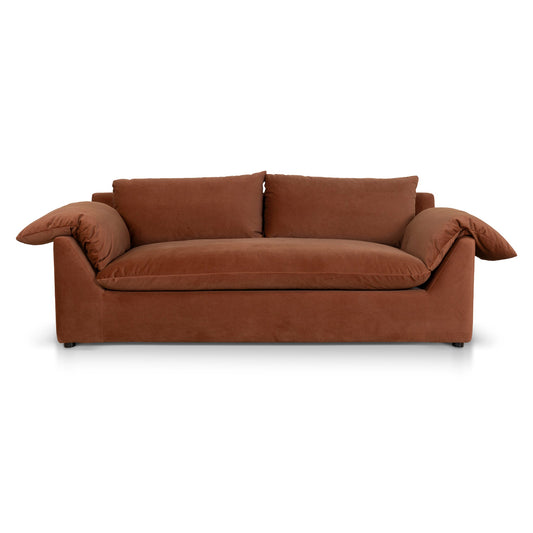 3 Seater Sofa | Burnt Brown | Myka Home
