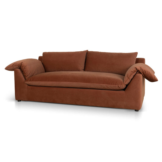3 Seater Sofa | Burnt Brown | Myka Home