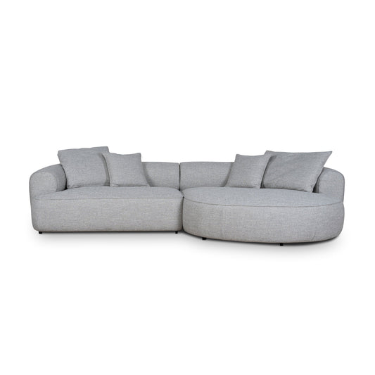 Right Chaise Sofa | Chrome Grey | Myka Home
