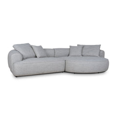 Right Chaise Sofa | Chrome Grey | Myka Home