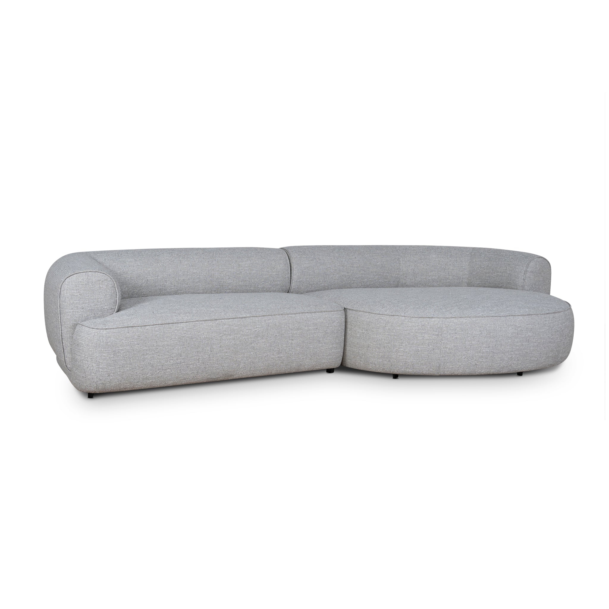 Right Chaise Sofa | Chrome Grey | Myka Home