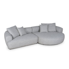 Right Chaise Sofa | Chrome Grey | Myka Home