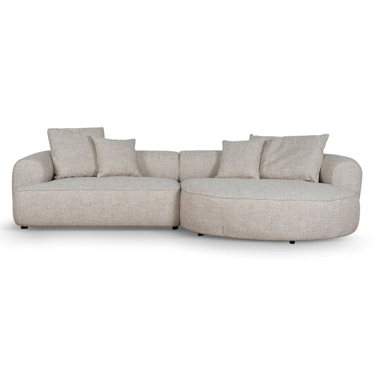 Right Chaise Sofa | Pale Beige | Myka Home