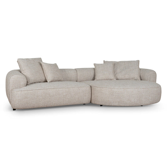 Right Chaise Sofa | Pale Beige | Myka Home