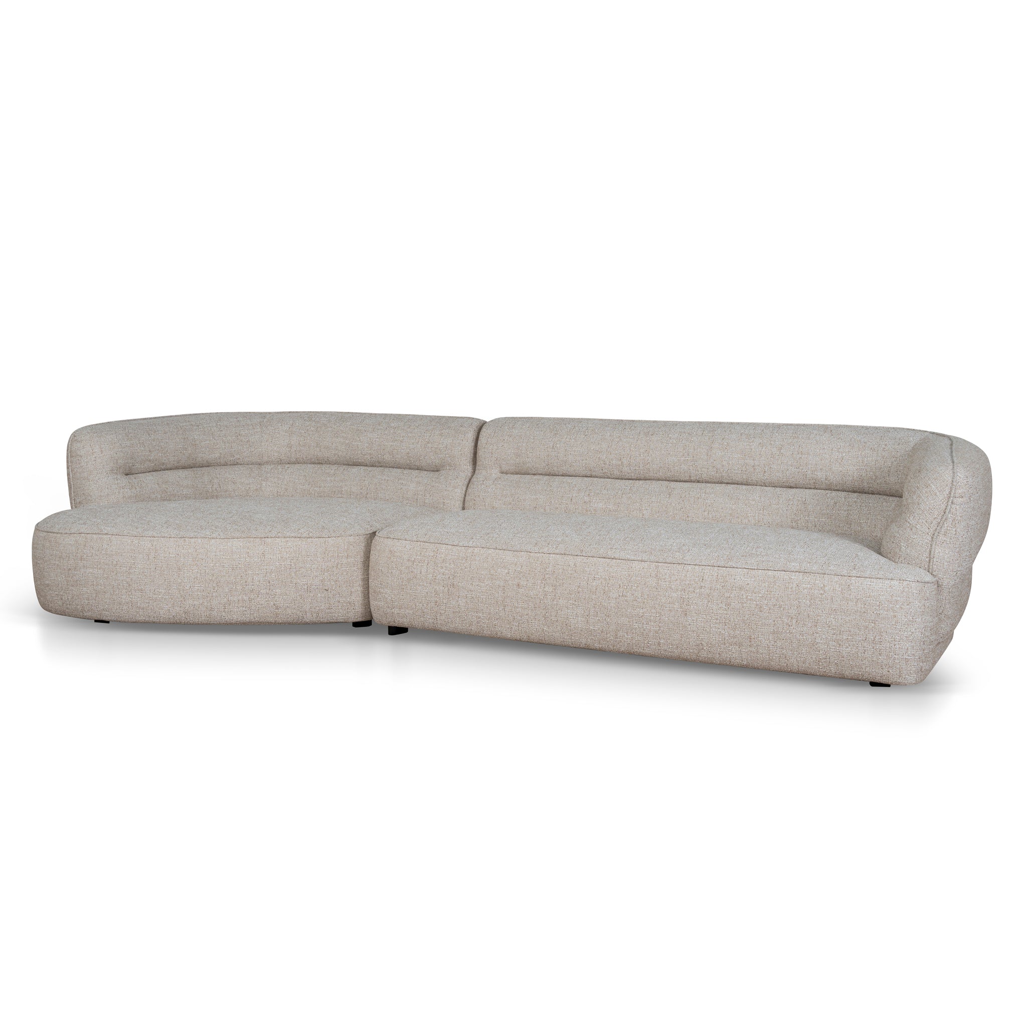 Left Chaise Sofa | Pale Beige | Myka Home