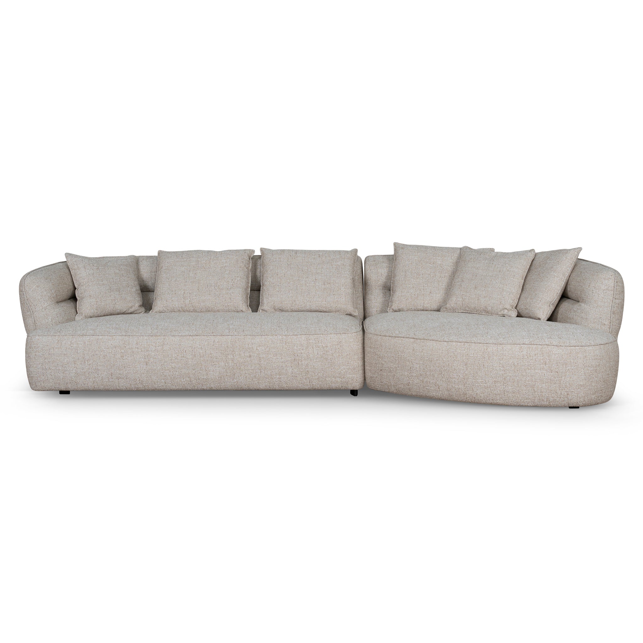 Right Chaise Sofa | Pale Beige | Myka Home