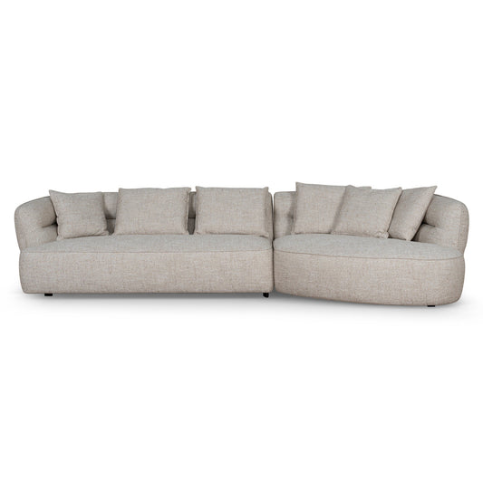 Right Chaise Sofa | Pale Beige | Myka Home