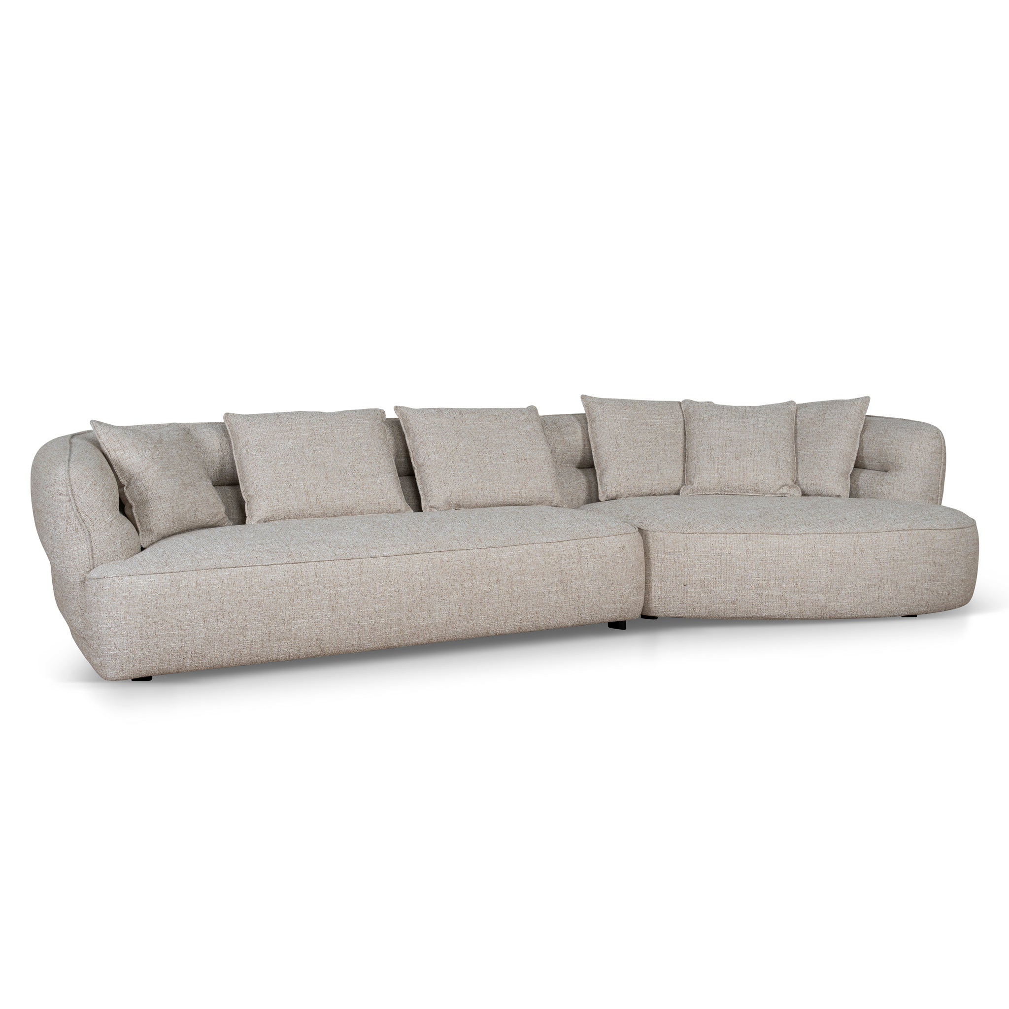 Right Chaise Sofa | Pale Beige | Myka Home