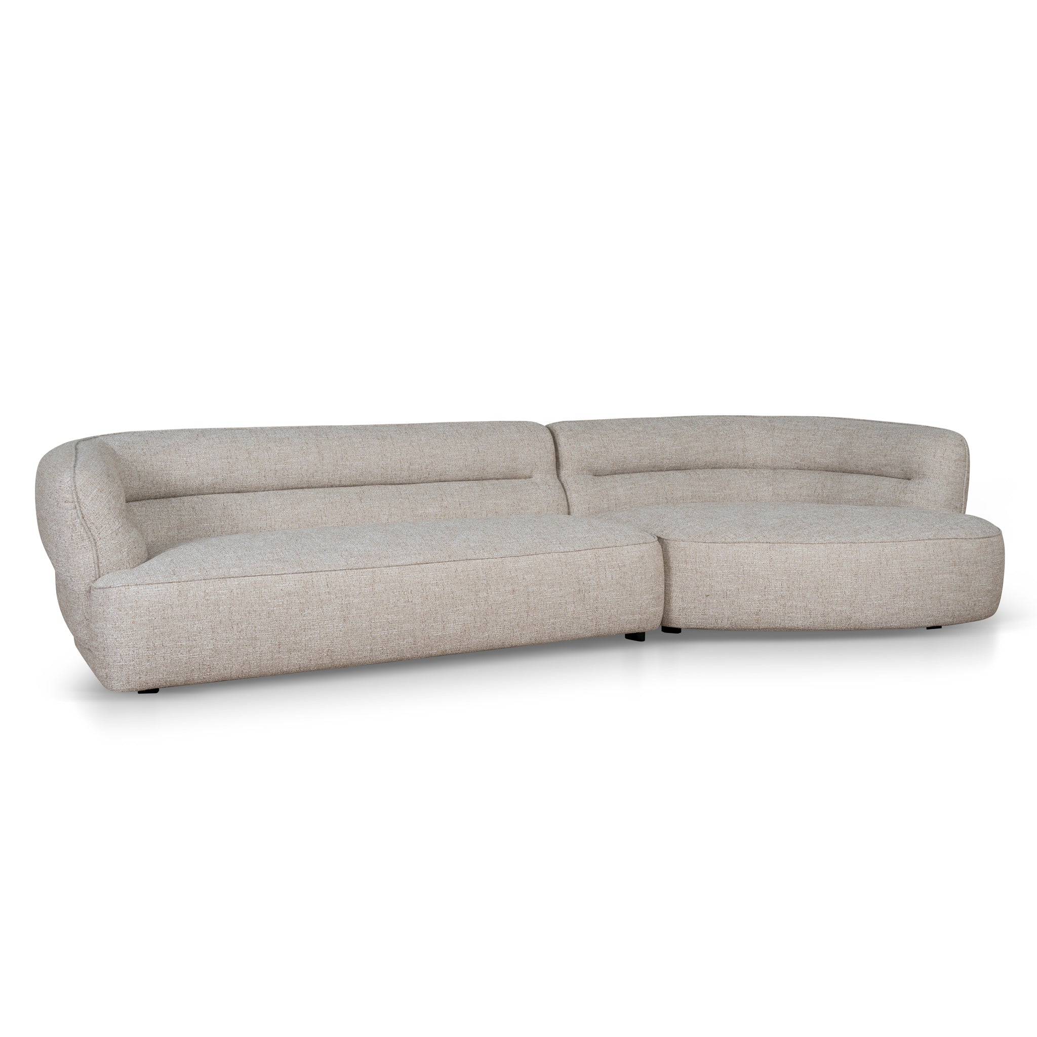 Right Chaise Sofa | Pale Beige | Myka Home