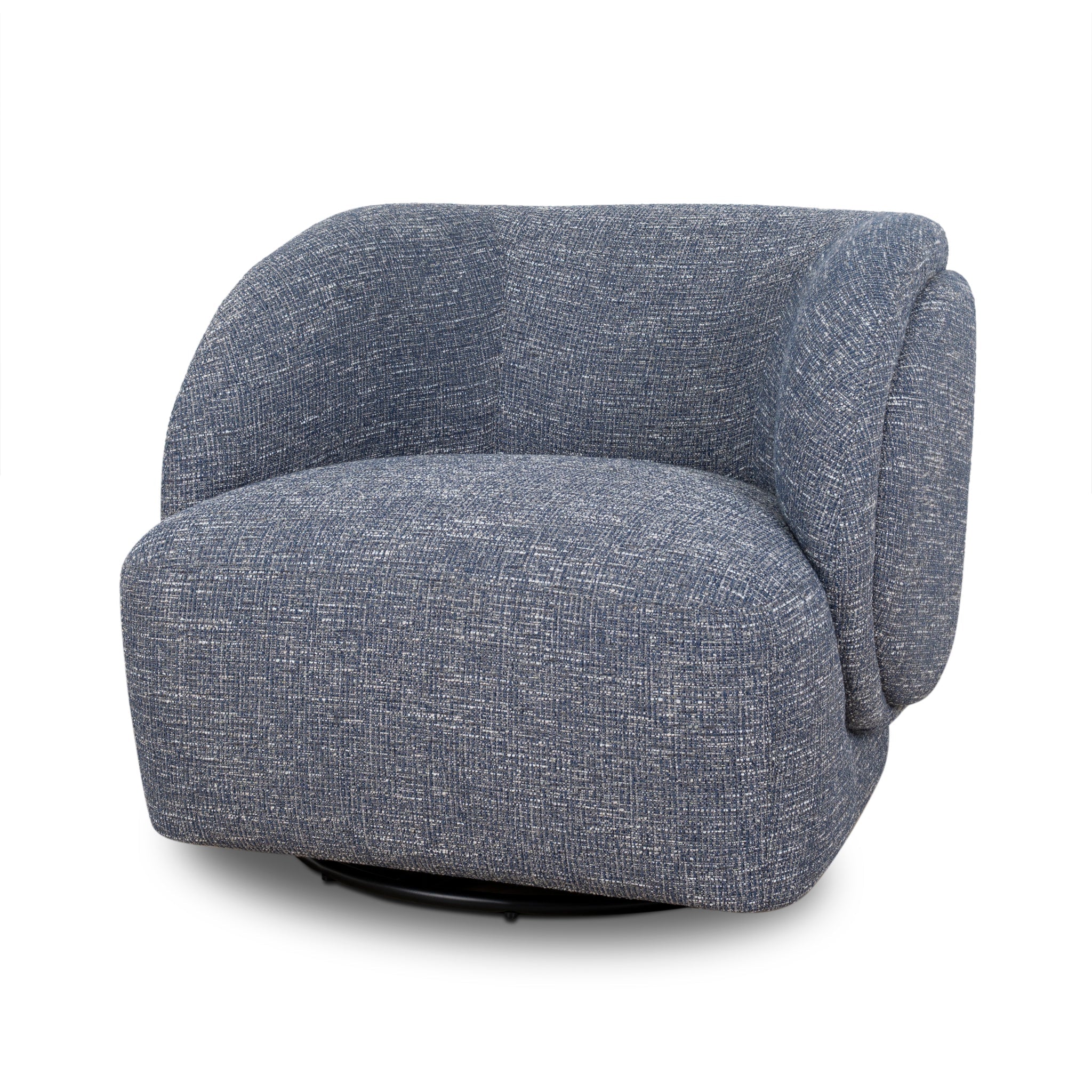 Swivel Armchair | Prussian Blue | Myka Home