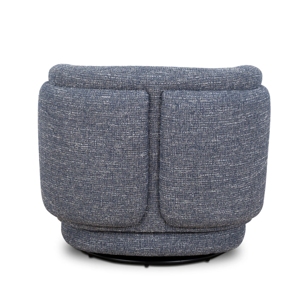 Swivel Armchair | Prussian Blue | Myka Home - View 5