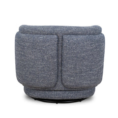 Swivel Armchair | Prussian Blue | Myka Home - View 5