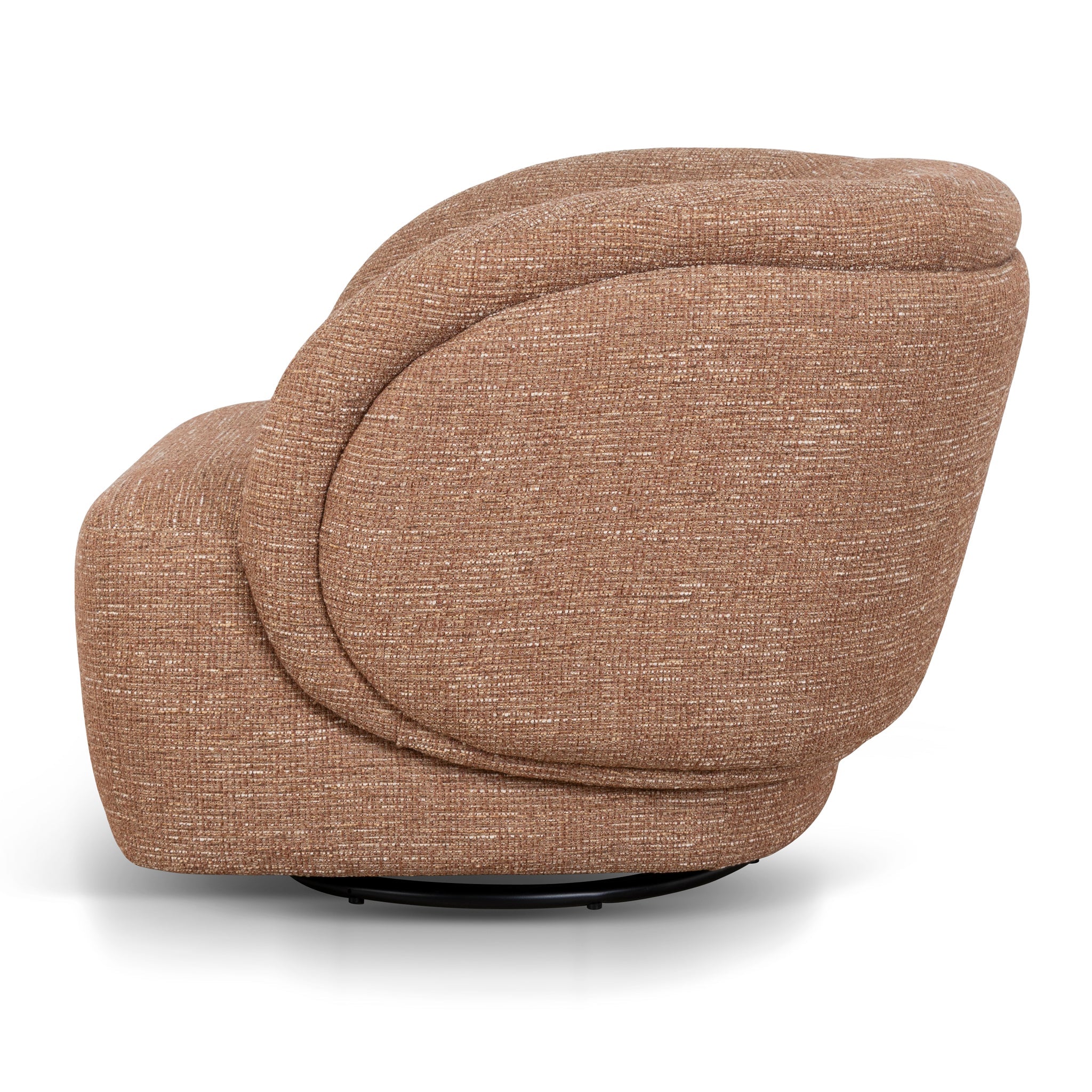 Swivel Armchair | Russet Brown | Myka Home