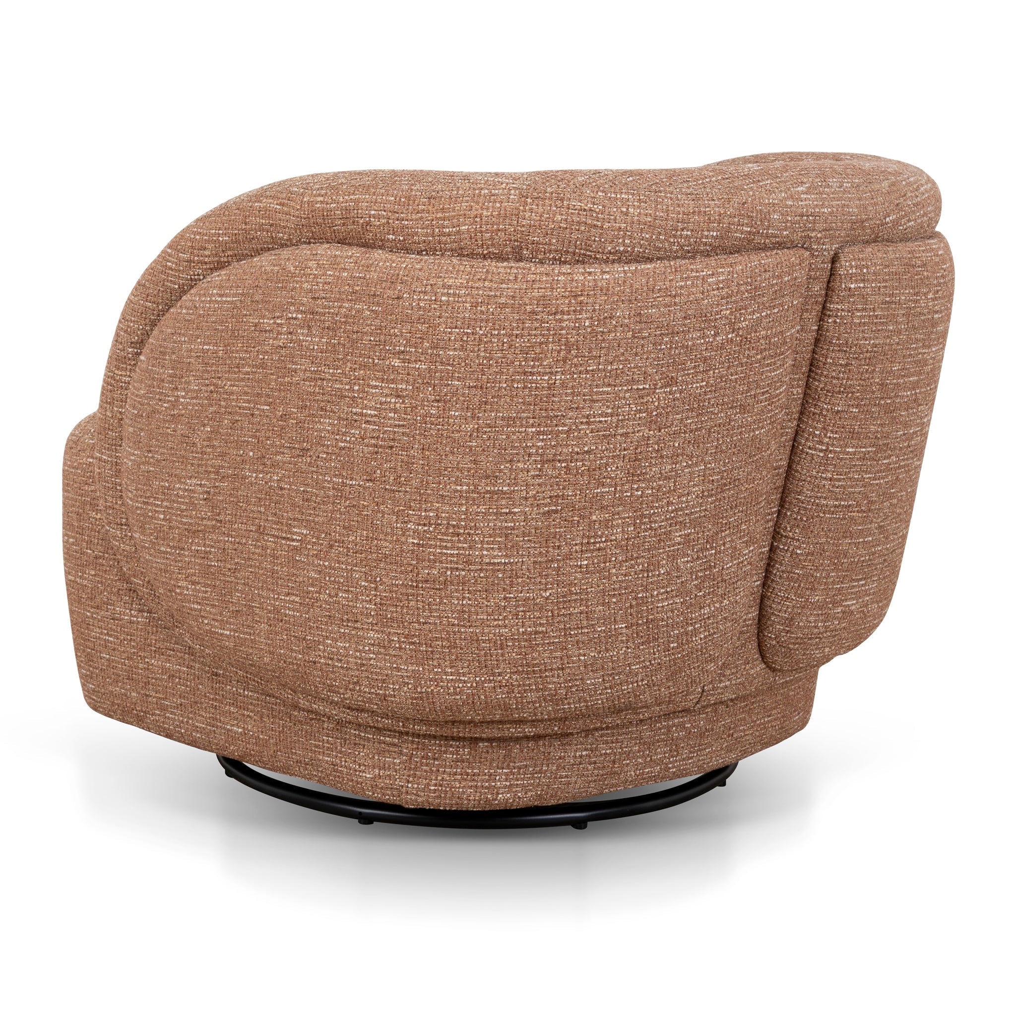 Swivel Armchair | Russet Brown | Myka Home