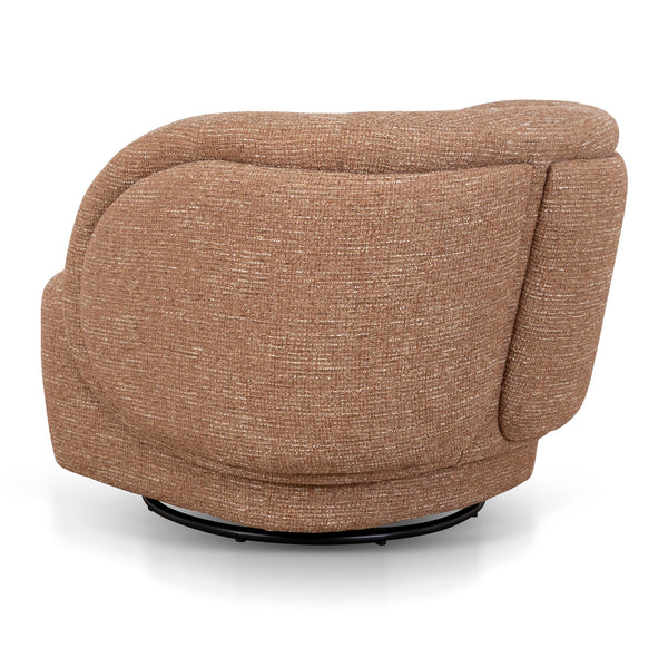Swivel Armchair | Russet Brown | Myka Home