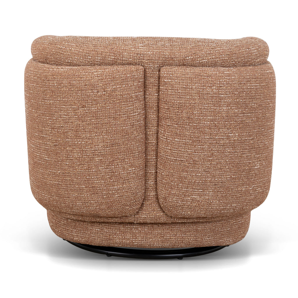 Swivel Armchair | Russet Brown | Myka Home
