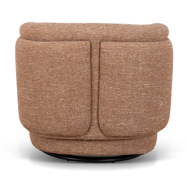 Swivel Armchair | Russet Brown | Myka Home