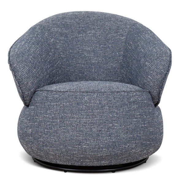 Swivel Armchair | Prussian Blue | Myka Home