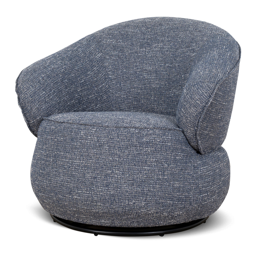 Swivel Armchair | Prussian Blue | Myka Home