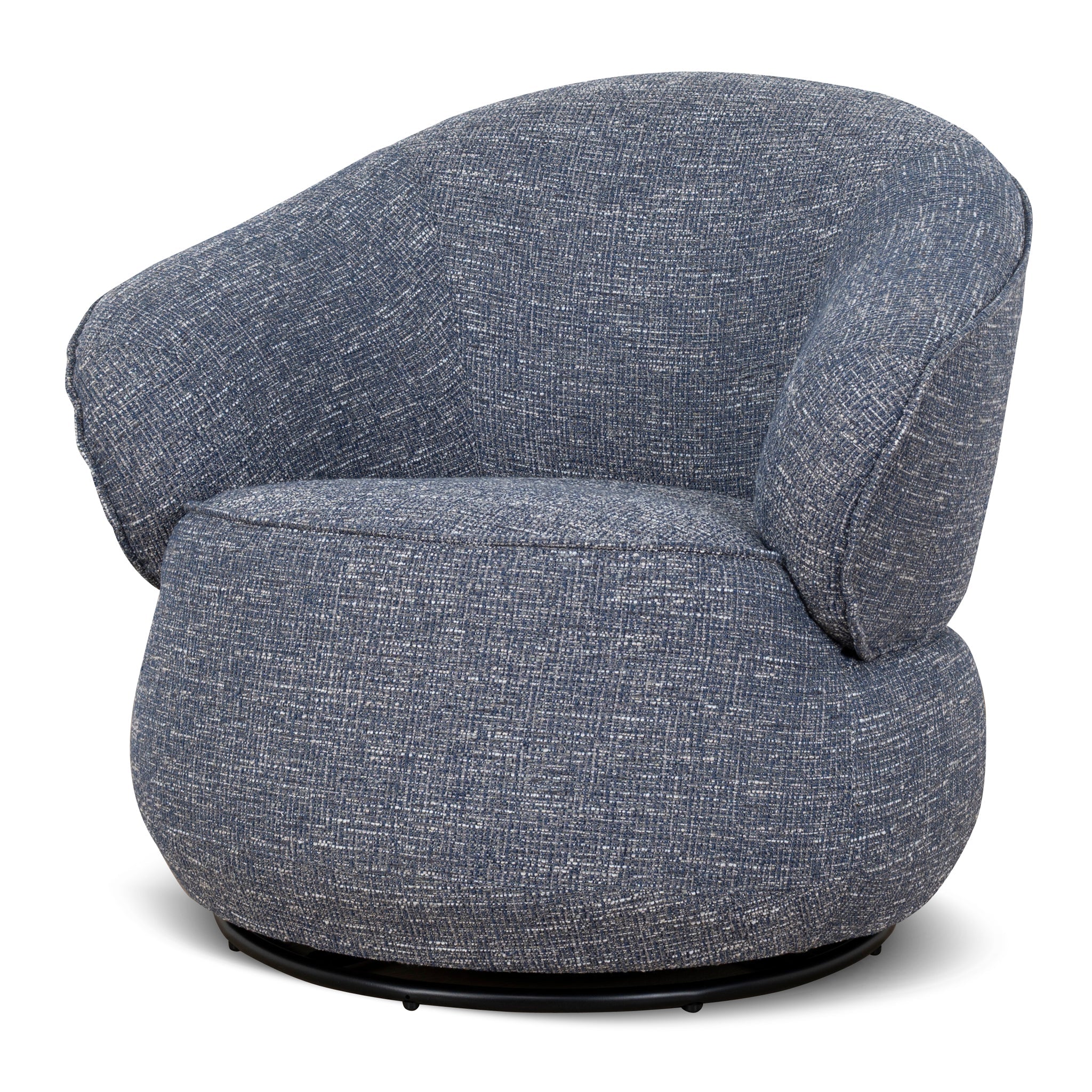 Swivel Armchair | Prussian Blue | Myka Home
