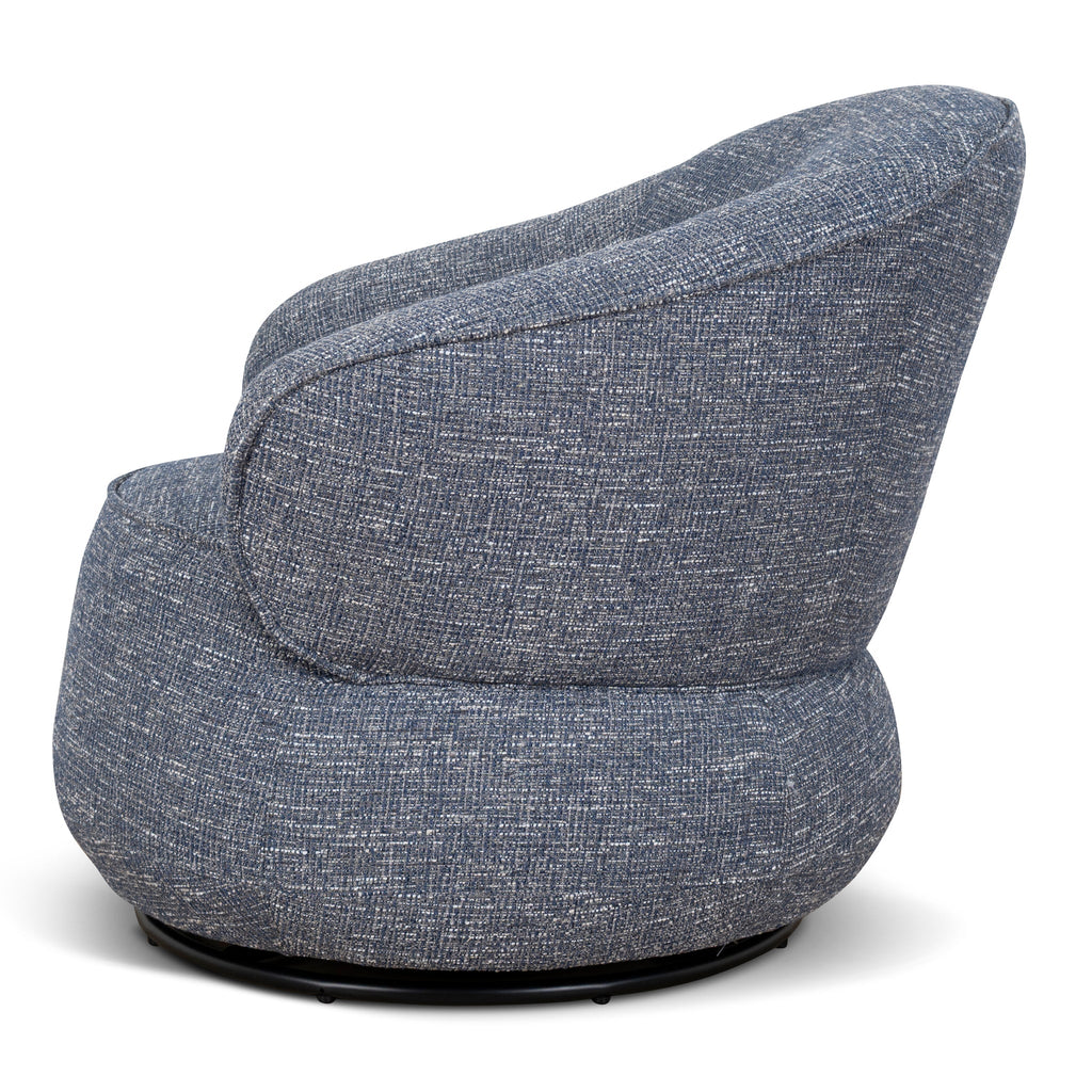 Swivel Armchair | Prussian Blue | Myka Home