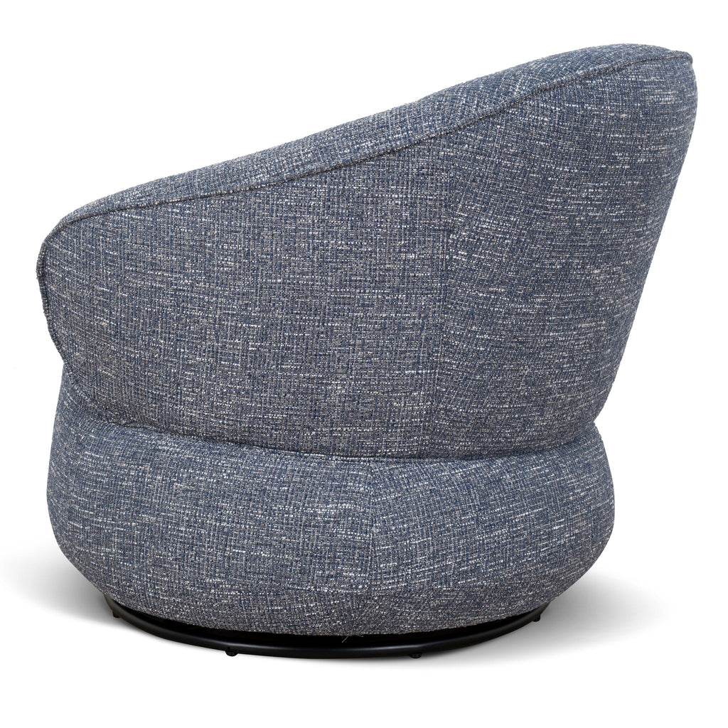 Swivel Armchair | Prussian Blue | Myka Home