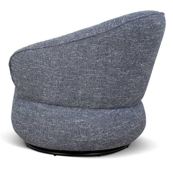 Swivel Armchair | Prussian Blue | Myka Home