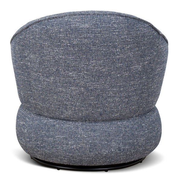 Swivel Armchair | Prussian Blue | Myka Home
